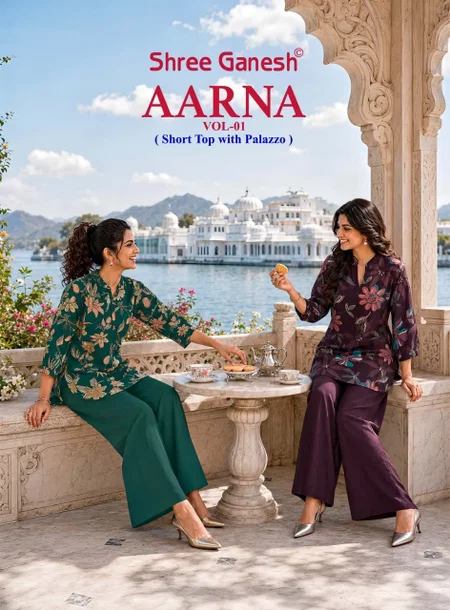 Aarna Vol 1 By Shree Ganesh Vertican Printed Co Ord Set
